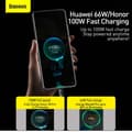 Miniatyrbillede 10 af 11: CABLU alimentare si date Baseus Crystal Shine, Fast Charging Data Cable pt. smartphone, USB la USB Type-C 100W, 1.2m, braided, negru "CAJY000401" (tim