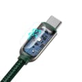 Miniatyrbillede 6 af 6: Baseus Display Cable USB to Type-C, 66W, 2m (green)