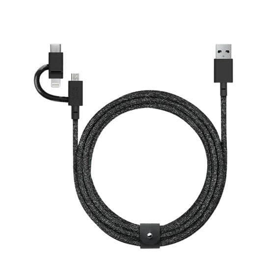 Native Union Eco Belt Universalkabel (2m) Svart