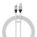 Miniatyrbillede 5 af 10: CABLU alimentare si date Baseus, Fast Charging Data Cable pt. smartphone, USB (T) la USB Type-C (T), 100W, 1m, alb, "CAKW000602" (include TV 0.18lei)