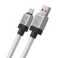 Miniatyrbillede 8 af 10: CABLU alimentare si date Baseus, Fast Charging Data Cable pt. smartphone, USB (T) la USB Type-C (T), 100W, 1m, alb, "CAKW000602" (include TV 0.18lei)