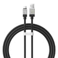 Miniatyrbild 9 av 10: CABLU alimentare si date Baseus, Fast Charging Data Cable pt. smartphone, USB (T) la USB Type-C (T),  100W, 1m, negru, "CAKW000601" (include TV 0.18le