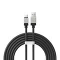 Miniatyrbillede 3 af 10: CABLU alimentare si date Baseus, Fast Charging Data Cable pt. smartphone, USB (T) la USB Type-C (T), 100W, 2m, negru, "CAKW000701" (include TV 0.18lei