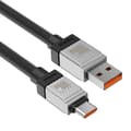 Miniatyrbillede 8 af 10: CABLU alimentare si date Baseus, Fast Charging Data Cable pt. smartphone, USB (T) la USB Type-C (T), 100W, 2m, negru, "CAKW000701" (include TV 0.18lei