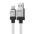 Miniatyrbillede 2 af 10: CABLU alimentare si date Baseus, Fast Charging Data Cable pt. smartphone, USB (T) la USB Type-C (T), 100W, 2m, alb, "CAKW000702" (include TV 0.18lei)