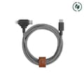 Miniatyrbild 1 av 3: Native Union ECO Belt Universal USB-C till USB-C/Lightning-kabel 1,8 m Zebra
