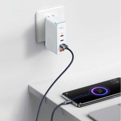 Baseus Type-C Crystal Shine series fast charging data cable 100W 2m Black (CAJY000501)