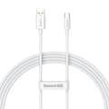 Miniatyrbillede 1 af 9: Cable USB do USB-C Baseus Superior 100W 1.5m (white)