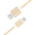 Miniatyrbild 3 av 4: Typ C-kabel för Xiaomi 13T Nylon Braided Sync Fast-Data Transfer - ELLER GULD