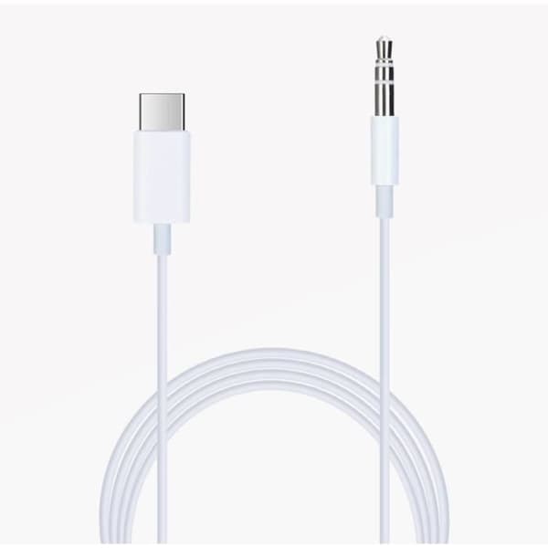 USB Type-C till 3,5 mm-jackadapterkabel för Samsung Galaxy A40s Plug and Play-kabel för dina hörlurar, bilradio...