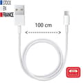 Miniatyrbild 2 av 4: 1 meter Micro USB USB-kabel för Samsung Galaxy J4+ Snabbladdning och synkronisering - Dataöverföring