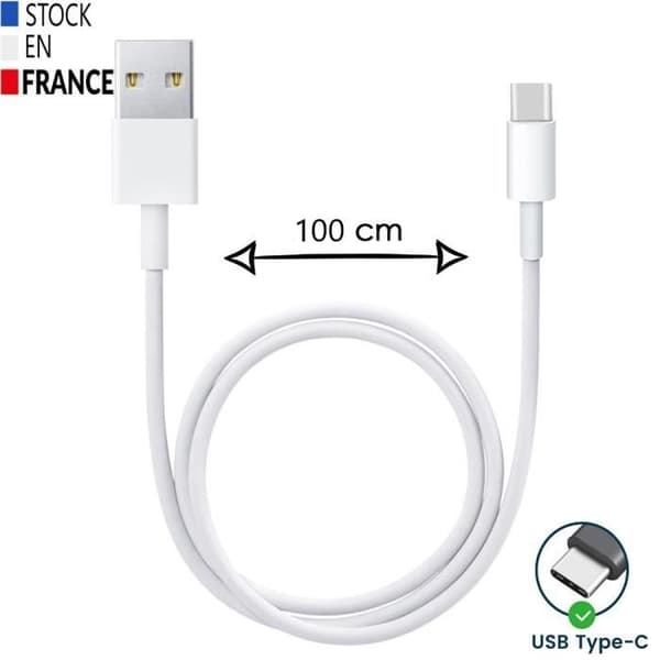 USB Typ C-kabel för Realme GT2 - Snabbladdning-synkroniserad dataöverföring - 2 meter kabel