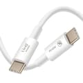 Miniatyrbild 2 av 4: USB C-kabel 65W Strömförsörjning Laddning och dataöverföring 1,8m LinQ Vit