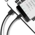 Miniatyrbild 3 av 4: USB till mikro-USB-kabel - AVIZAR - Snabbladdning 2,0 - 1,2 m - Svart - Laddning och synkronisering