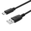 Miniatyrbild 2 av 4: USB till mikro-USB-kabel - AVIZAR - Snabbladdning 2,0 - 1,2 m - Svart - Laddning och synkronisering