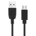 Miniatyrbild 1 av 4: USB till mikro-USB-kabel - AVIZAR - Snabbladdning 2,0 - 1,2 m - Svart - Laddning och synkronisering