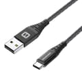 Miniatyrbild 2 av 4: USB C-kabel - SWISSTEN - 1,5 m - 60W snabbladdning - Aramidfiber - Anti-trassel