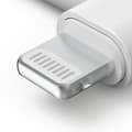 Miniatyrbild 3 av 4: 90° Lightning - 3,5 mm Jack Adapter, Vit