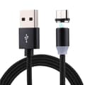 Miniatyrbild 1 av 4: Svart Magnetkabel för Samsung Galaxy S8 och S8+ / LG G6 / Huawei P10 P10 Plus / Xiaomi Mi 6 Max 2 andra smartphones - 163014