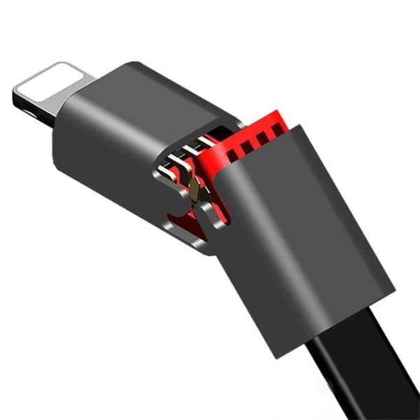 SHOP-STORY - MAGIC KABEL - Quick Repair USB-kabel till Apple Iphone - Svart