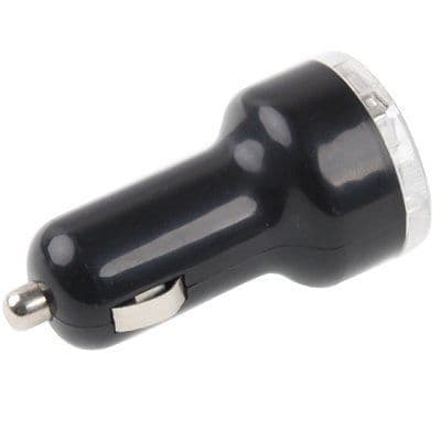 Laddare Adapter Cigarettändare dubbla USB-utgångar 2.1A /1A (12