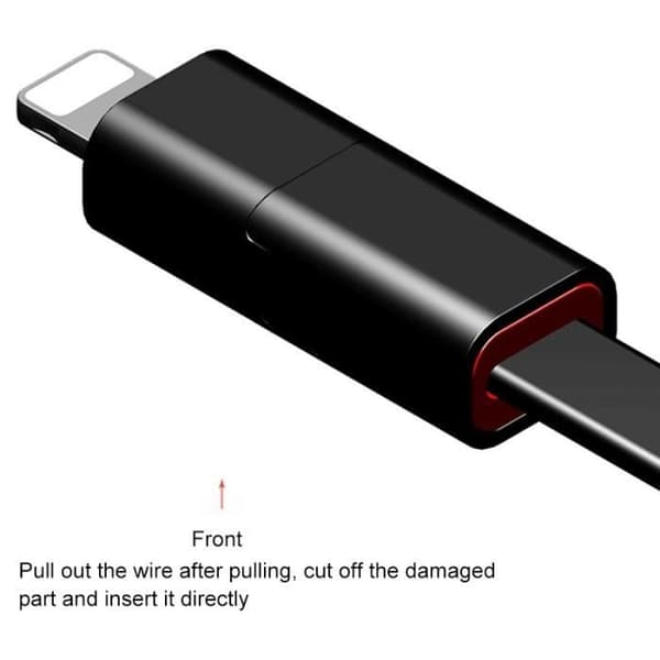 1,5M Usb 8-stifts reparerbar synkroniserings- och reparationskabel för iPhone Xr / Iphone Xs Max / Iphone X Et - 220869