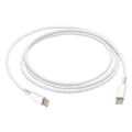 Miniatyrbild 2 av 4: USB C till USB C-kabel Snabbladdningsdataöverföring 1m Vit