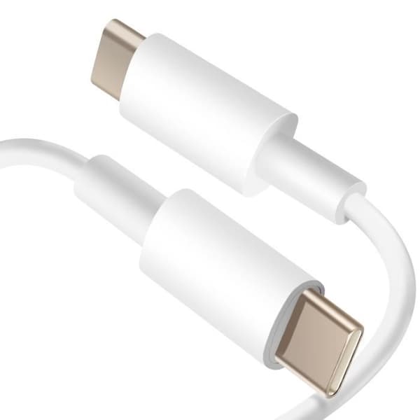 USB C till USB C-kabel Snabbladdningsdataöverföring 1m Vit