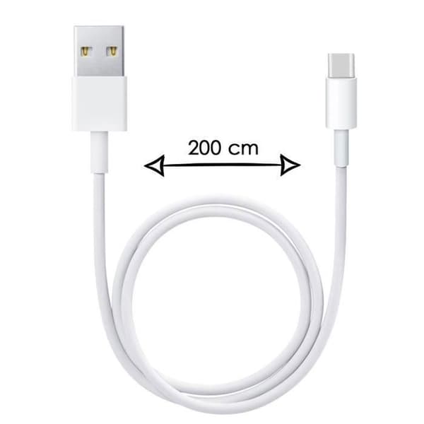 Typ C-kabel för HTC U12 life 2 meter Snabbladdning - Snabbladdning - Synkroniseringskabel Dataöverföring