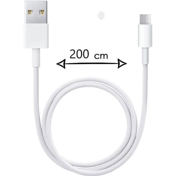 Micro USB-kabel för Huawei Honor 8S USB-kabel 2 meter Snabbladdning - Snabb synkroniseringsladdningskabel Dataöverföring
