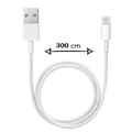 Miniatyrbild 1 av 4: 3 meter typ C-kabel för Realme X50 5G Master Edition Snabbladdning-dataöverföring