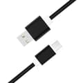 Miniatyrbild 2 av 4: Micro USB-kabel för Huawei Y7 2019 Nylonflätad USB-kabel 1,3 meter snabbladdning-synkronisering-dataöverföringskabel - SVART