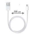 Miniatyrbild 1 av 3: Micro USB-kabel för Oukitel K7 Power USB-kabel 2 meter Snabbladdning - Snabbladdning-synkroniserad kabelöverföring