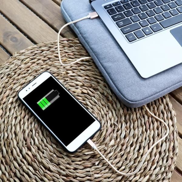 Micro USB-kabel till HTC Wildfire E1 Nylonflätad USB-kabel 1,3 meter snabbladdning-synkronisering-dataöverföringskabel - ELLER GULD