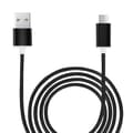 Miniatyrbild 1 av 4: Micro USB-kabel för Oukitel WP8 Pro Nylonflätad USB-kabel 1,3 meter snabbladdning-synkronisering-dataöverföringskabel - SVART