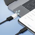 Miniatyrbild 4 av 4: OTG Adapter USB Hona till USB-C Hane Kompakt Vit XO Vit