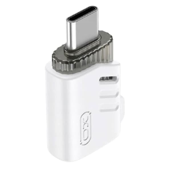 OTG Adapter USB Hona till USB-C Hane Kompakt Vit XO Vit