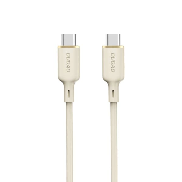 Dudao USB-C - USB-C laddkabel 100W 1m - Beige