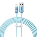 Miniatyrbild 6 av 11: Kabel USB do iP Baseus Crystal Shine, 2.4A, 2m (niebieski)