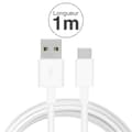 Miniatyrbild 3 av 4: Original Huawei USB till USB typ C kabel vit
