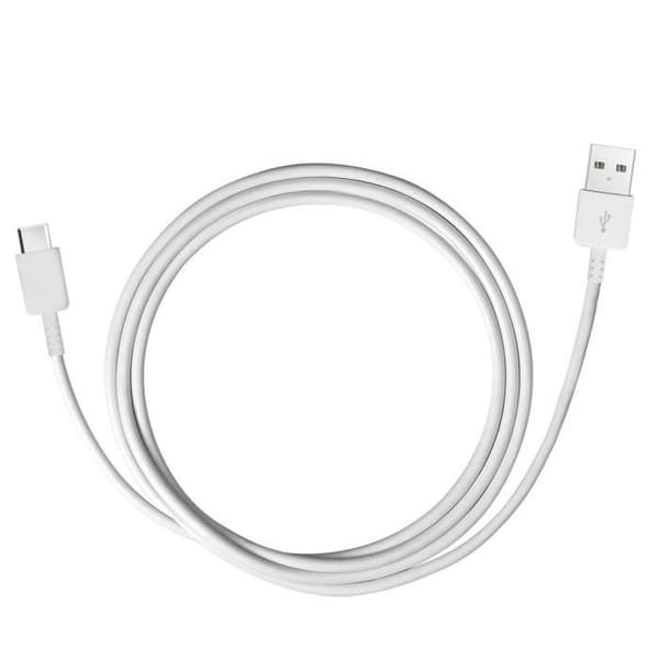 USB till USB typ C kabel Original Samsung EP-DW700CWE Vit laddning och synk