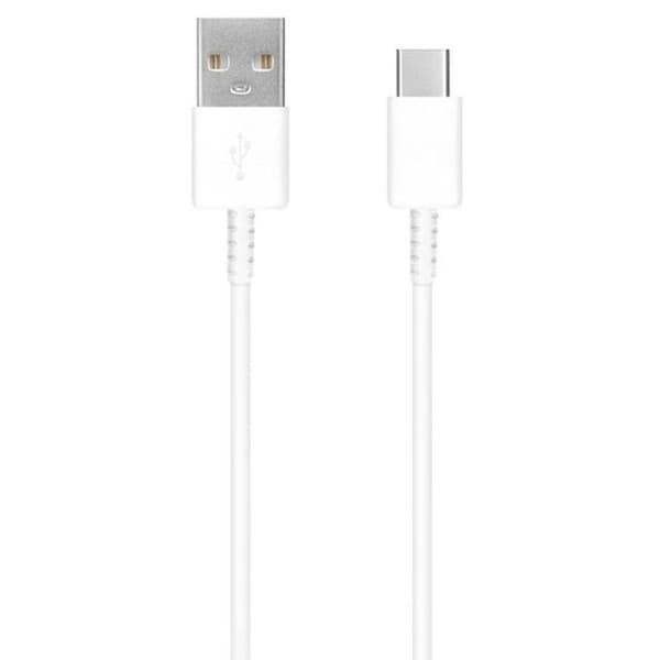 Micro USB typ C till USB data och laddningskabel - Vit - Original Samsung EP-DN930CWE