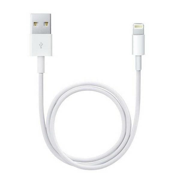 Apple ME291ZM/A kaapeliläpipainopakkaus 0,5 m Lightning iPhone 5/SE/6/6 Plus/7/7 Plus/8/8 Plus/X/Xs/Xs Max/Xr