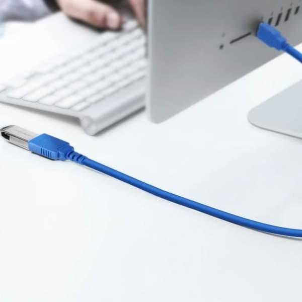 USB 3.0-förlängningskabel 5 Gb/s Synkroniseringslängd 1,5 m LinQ Blue