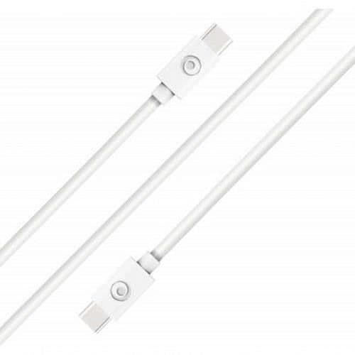 USB C / USB C-kabel 3A strömförsörjning Laddning och synkronisering 2m BigBen ansluten Vit