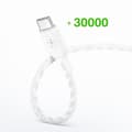 Miniatyrbild 4 av 4: USB-C-kabel - BELKIN - BoostCharge - 100W - Flätad Nylon - 3 meter