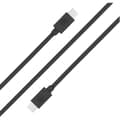 Miniatyrbild 1 av 2: USB C / USB C-kabel 3A strömförsörjning Laddning och synkronisering 2m BigBen ansluten Svart