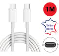Miniatyrbild 3 av 3: USB Typ C till Typ C-kabel - 1 meter för TCL 50 XE 5G Snabbladdning - Snabbladdnings-/synkroniseringskabel