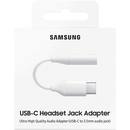 Samsung Adapter; USB-C to Headphone Jack 3.5mm; Black "EE-UC10JUWEGWW" (timbru verde 0.18 lei)