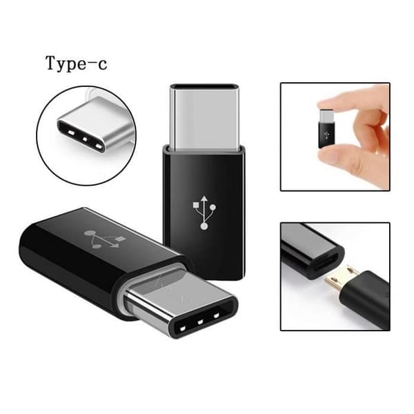 Micro USB till USB C Adapter - Universal Micro USB Hona till USB 3.1 Typ C hankontakt för smartphone och flik